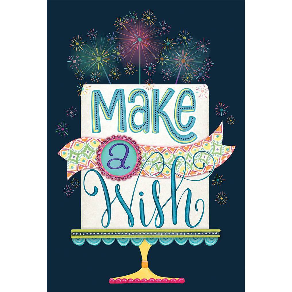 Pictura Sparkler Cake Birthday Card featuring a colorful illustration of a birthday cake with sparklers, perfect for celebrating special occasions.